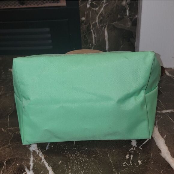 LONGCHAMP Li Pliage Classic Original S Bright Green Handle Foldable Tote Bag - Picture 9 of 16